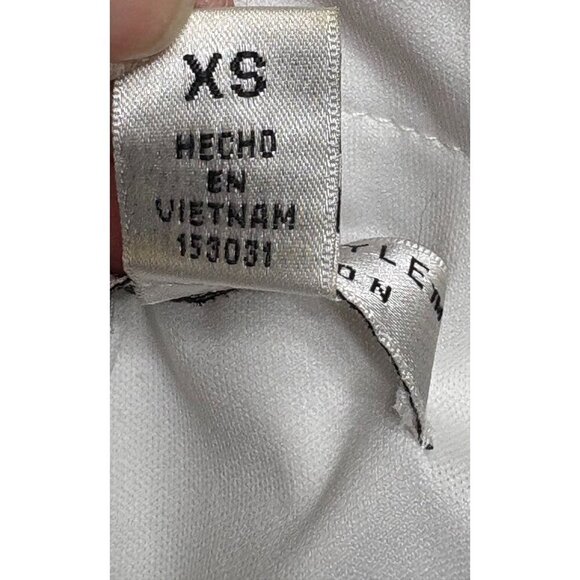 London Style Women's XS Chevron Color Block Maxi Dress Halter Neck Elastic Waist - Picture 9 of 11